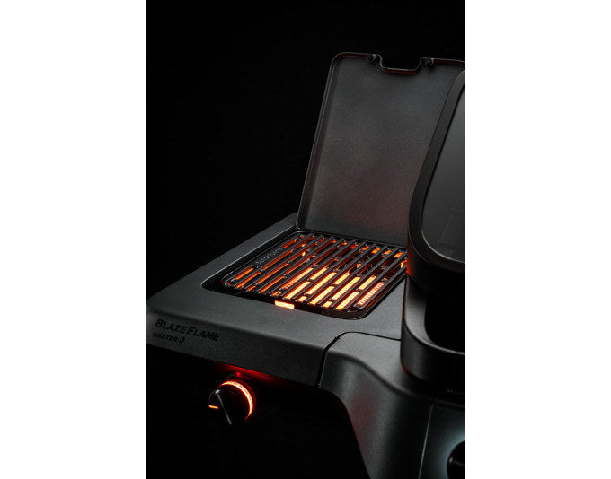 RÖSLE Gasgrill Blazeflame Master 3, 50 mbar in Schwarz präsentiert im Onlineshop von KAQTU Design AG. Gasgrill ist von RÖSLE