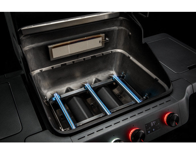 RÖSLE Gasgrill Blazeflame Master 3, 50 mbar in Schwarz präsentiert im Onlineshop von KAQTU Design AG. Gasgrill ist von RÖSLE