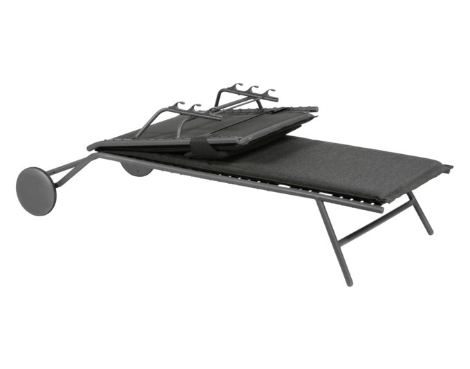 LAFUMA Liege Bayanne II Hedona onyx in präsentiert im Onlineshop von KAQTU Design AG. Liegestuhl ist von LAFUMA