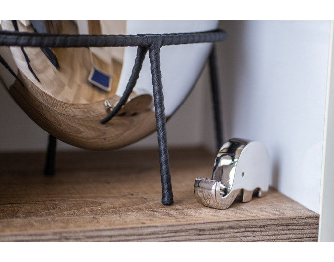 PHILIPPI Handyhalter Tambo Elefant 7x4x2 cm silber in Chrom, Silber präsentiert im Onlineshop von KAQTU Design AG. Bürozubehör ist von PHILIPPI