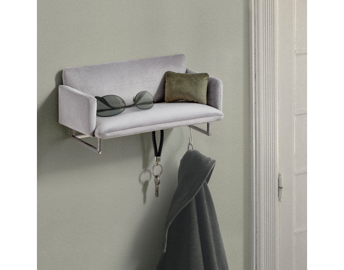 PHILIPPI Wandgarderobe Couch 35x16x15 cm in Grau präsentiert im Onlineshop von KAQTU Design AG. Kleiderhaken ist von PHILIPPI