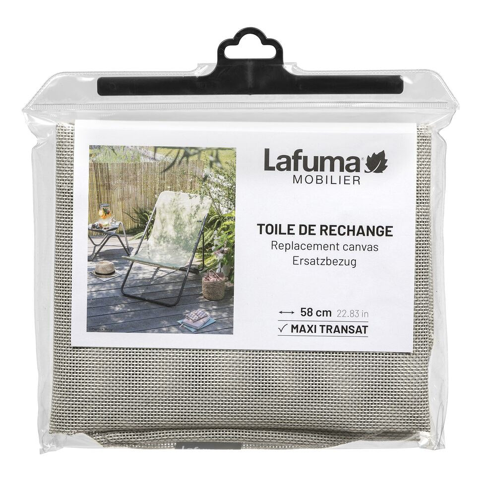 LAFUMA Ersatzbezug Maxi Transat Clip Batyline Beige Seigle ll 58 cm in Beige, Braun, Seigle präsentiert im Onlineshop von KAQTU Design AG. Outdoor Zubehör ist von LAFUMA