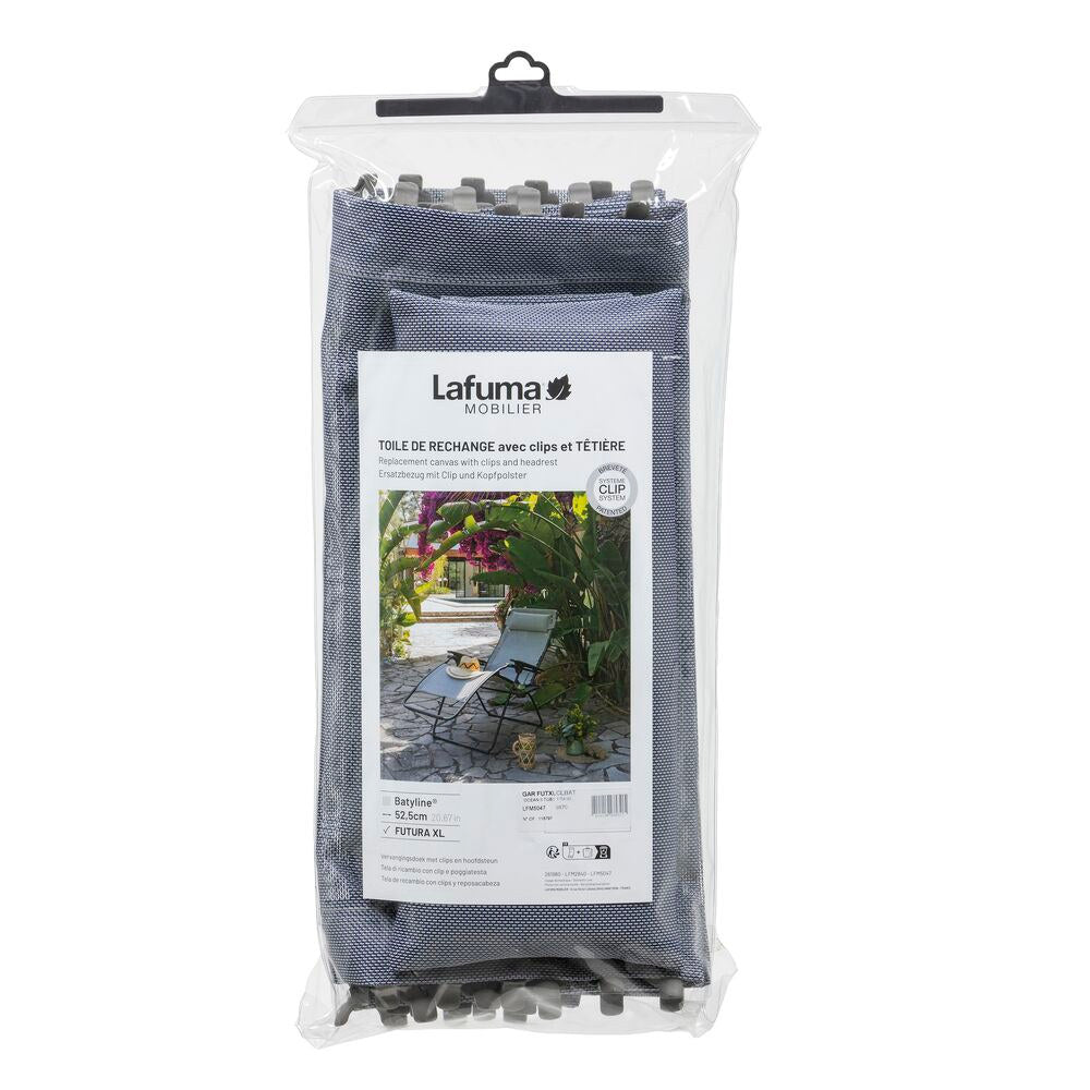 LAFUMA Ersatzbezugset Futura XL Clip Batyline ISO Bleu Océan II in Ocean, Blau präsentiert im Onlineshop von KAQTU Design AG. Outdoor Zubehör ist von LAFUMA