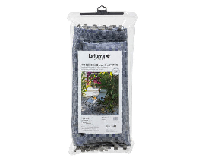 LAFUMA Ersatzbezugset Futura XL Clip Batyline ISO Bleu Océan II in Ocean, Blau präsentiert im Onlineshop von KAQTU Design AG. Outdoor Zubehör ist von LAFUMA