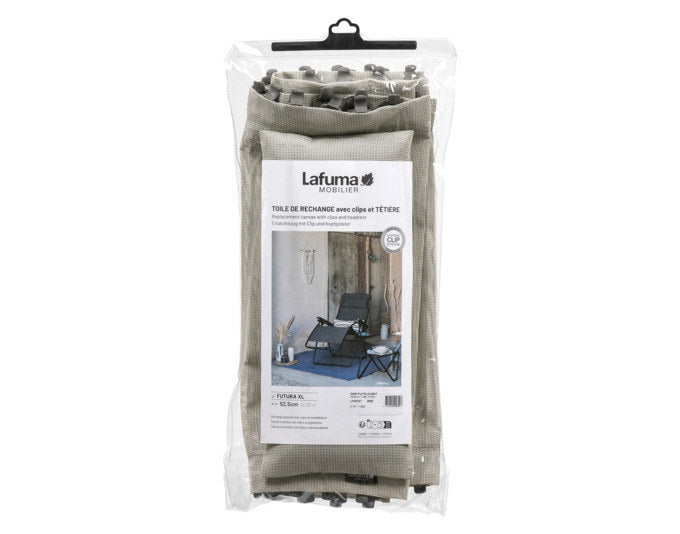 LAFUMA Ersatzbezugset Futura XL Clip Batyline ISO Beige Seigle ll in Beige, Braun, Seigle präsentiert im Onlineshop von KAQTU Design AG. Outdoor Zubehör ist von LAFUMA