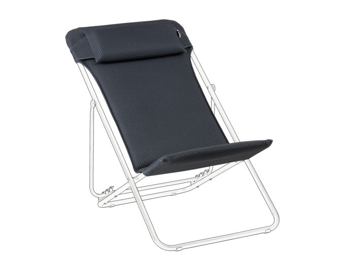 LAFUMA Ersatzbezugset Maxi Transat Clip BeComfort Dark Grey in präsentiert im Onlineshop von KAQTU Design AG. Outdoor-Accessoire ist von LAFUMA