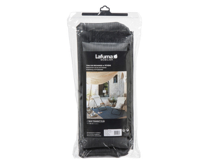 LAFUMA Ersatzbezugset Maxi Transat Plus Clip Batyline Duo Gris Obsidian 58 cm in Beige, Braun, Seigle präsentiert im Onlineshop von KAQTU Design AG. Outdoor Zubehör ist von LAFUMA