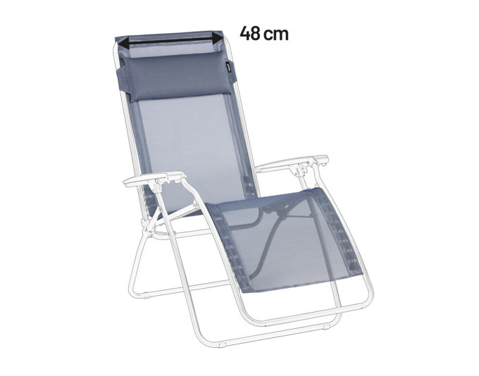 Ersatzbezugset RClip Batyline ISO in strahlendem Bleu Océan II, ideal für Outdoor-Möbel von LAFUMA, bietet Komfort und Stil.