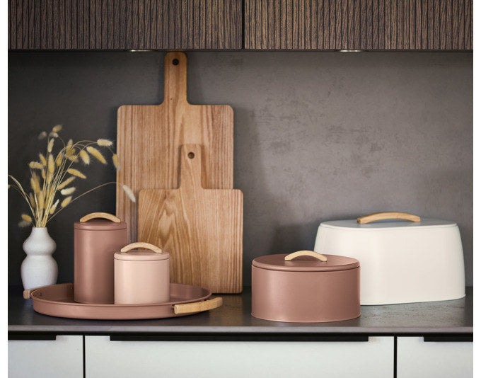 ZELLER Serviertablett Metall mocca 43.5x37x3 cm in Mocca, Braun präsentiert im Onlineshop von KAQTU Design AG. Tablett ist von ZELLER PRESENT