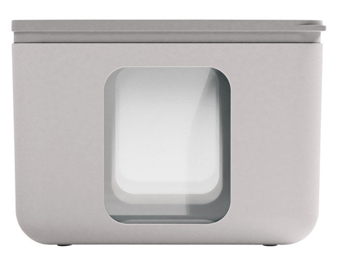 BLIM PLUS Vorratsdose Quadro M silk 16.6x16.6x12 cm PEEK BOX Collection in Silk, Grau präsentiert im Onlineshop von KAQTU Design AG. Vorratsbehälter ist von BLIMPLUS