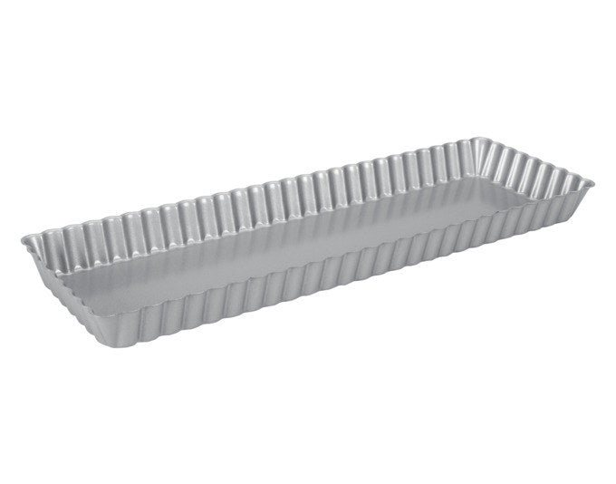 STÄDTER Tarteform mit Hebeboden 35.5x11.5x2.5 cm silber We love Baking in präsentiert im Onlineshop von KAQTU Design AG. Backformen ist von STÄDTER