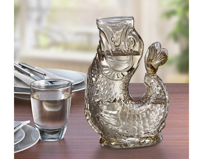 CILIO Wasserkaraffe Nemo beige 1 l in Beige, Braun präsentiert im Onlineshop von KAQTU Design AG. Karaffe ist von CILIO