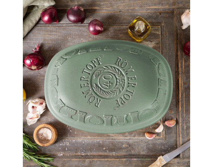 RÖMERTOPF Bräter 40 Jahre Jubiläum 3.5 l 34x26x19 cm grün in Grün präsentiert im Onlineshop von KAQTU Design AG. Bräter ist von RÖMERTOPF