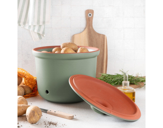 RÖMERTOPF Frischetopf Maxi Plus 5.5 l ø 26x25 cm grün in Grün präsentiert im Onlineshop von KAQTU Design AG. Kochtopf ist von RÖMERTOPF