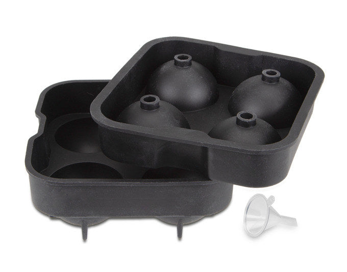 STÄDTER Eiswürfelform XL Rund/Kugel 3-teilig 192 ml fresh&cool in Schwarz präsentiert im Onlineshop von KAQTU Design AG. Eiswürfelformen ist von STÄDTER