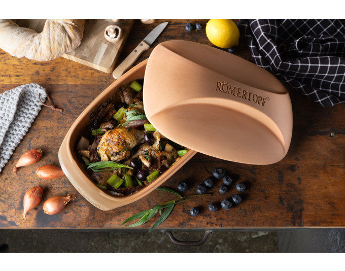 RÖMERTOPF Bräter Culinario 3.0 l 35x20.5x16.5 cm terracotta in Terracotta, Braun präsentiert im Onlineshop von KAQTU Design AG. Bräter ist von RÖMERTOPF