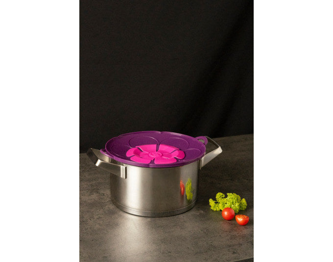 KOCHBLUME Deckel M ø 25.5 cm lila in Lila, Violett präsentiert im Onlineshop von KAQTU Design AG. Pfannendeckel ist von KOCHBLUME
