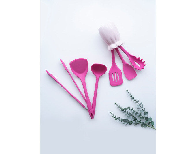 KOCHBLUME Flexwender 30 cm pink in Pink, Rot präsentiert im Onlineshop von KAQTU Design AG. Pfannenwender ist von KOCHBLUME