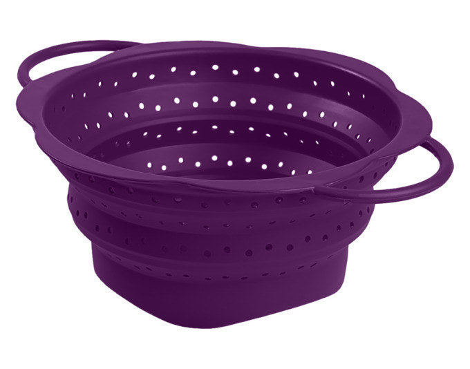 KOCHBLUME Faltsieb L 32x25x11.5 cm lila in Lila, Violett präsentiert im Onlineshop von KAQTU Design AG. Abschüttsieb ist von KOCHBLUME