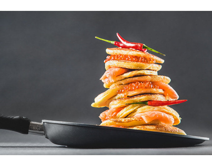 GASTROLUX Crêpepfanne Biotan Induktion ø 28 cm in Schwarz präsentiert im Onlineshop von KAQTU Design AG. Crepepfanne ist von GASTROLUX