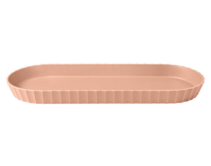 BLIM PLUS Tablett Minerva Gr. M 37.5x15 cm pink sand in Pink sand, Rosa präsentiert im Onlineshop von KAQTU Design AG. Tablett ist von BLIMPLUS