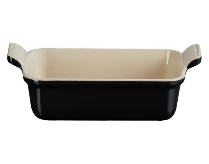 LE CREUSET Auflaufform Tradition schwarz 19x14 cm 1.1 l in präsentiert im Onlineshop von KAQTU Design AG. Backform / Backblech ist von LE CREUSET