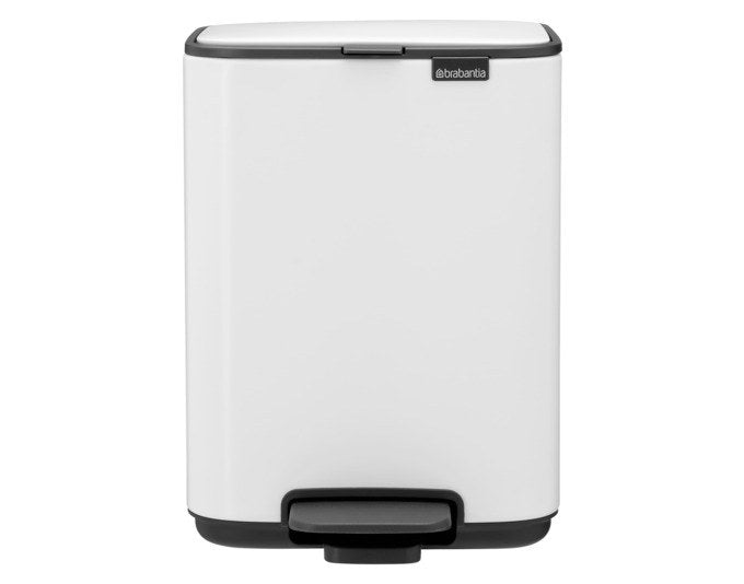 BRABANTIA Treteimer Bo white 4 l in White, Weiss präsentiert im Onlineshop von KAQTU Design AG. Treteimer ist von BRABANTIA