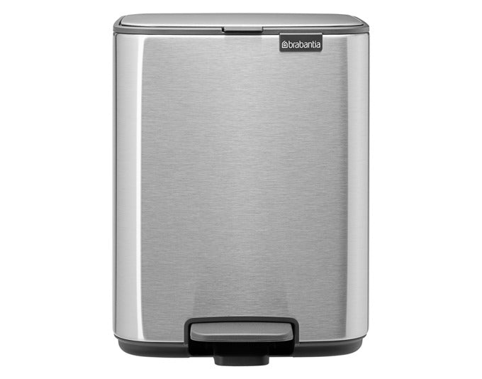 BRABANTIA Treteimer Bo matt steel FFP 7 l in präsentiert im Onlineshop von KAQTU Design AG. Mülleimer ist von BRABANTIA