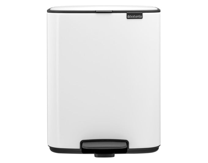 BRABANTIA Treteimer Bo white 12 l in präsentiert im Onlineshop von KAQTU Design AG. Mülleimer ist von BRABANTIA
