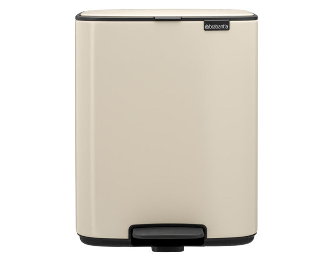 BRABANTIA Treteimer Bo soft beige 12 l in präsentiert im Onlineshop von KAQTU Design AG. Mülleimer ist von BRABANTIA