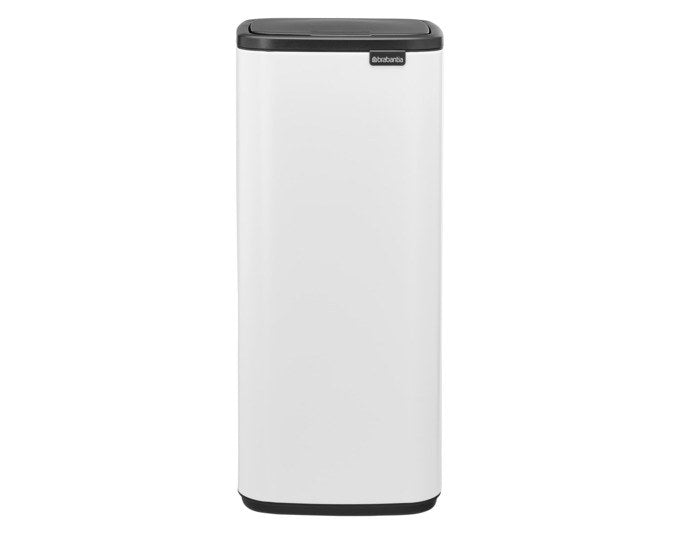 BRABANTIA Abfallbehälter Touch Bin Bo white 30 l in White, Weiss präsentiert im Onlineshop von KAQTU Design AG. Mülleimer ist von BRABANTIA