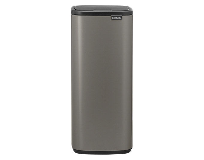 BRABANTIA Abfallbehälter Touch Bin Bo platinum 30 l in Platinum, Grau präsentiert im Onlineshop von KAQTU Design AG. Mülleimer ist von BRABANTIA