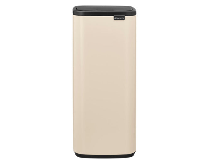 BRABANTIA Abfallbehälter Touch Bin Bo soft beige 30 l in präsentiert im Onlineshop von KAQTU Design AG. Mülleimer ist von BRABANTIA