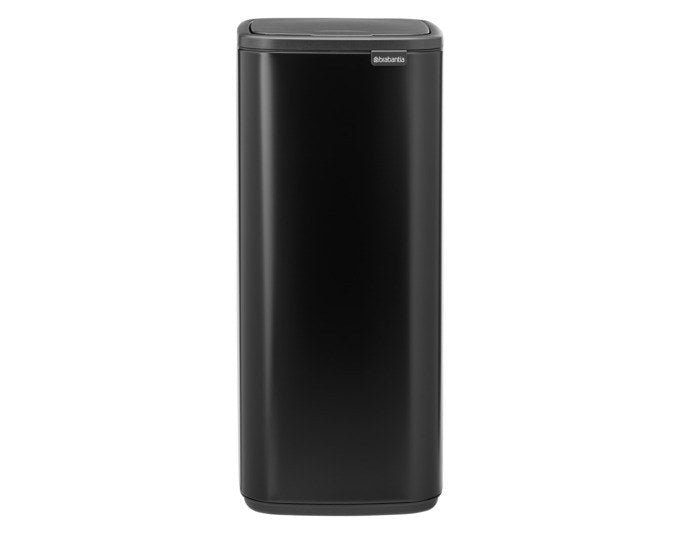 BRABANTIA Abfallbehälter Touch Bin Bo matt black 30 l in Matt black, Schwarz präsentiert im Onlineshop von KAQTU Design AG. Mülleimer ist von BRABANTIA