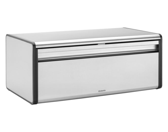 BRABANTIA Brotkasten matt steel 46.5x25x18.7 cm in präsentiert im Onlineshop von KAQTU Design AG. Brotkorb ist von BRABANTIA
