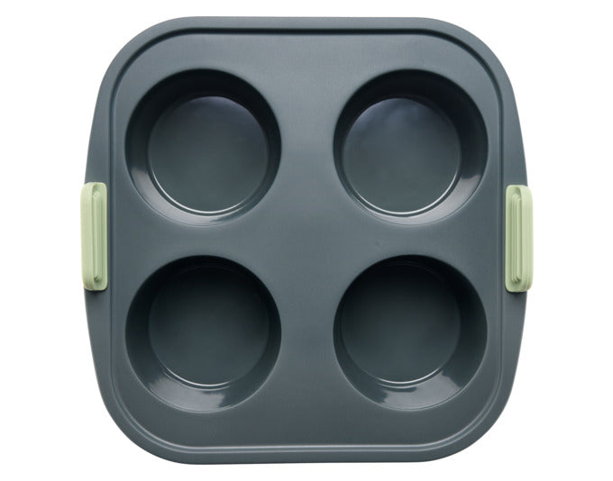 LÉKUÉ Muffinform 4er Silikon für Heissluftfritteuse 20x20x6.4 cm in präsentiert im Onlineshop von KAQTU Design AG. Backform / Backblech ist von LEKUE