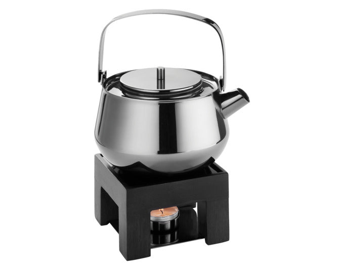 PHILIPPI Teekanne Yoko mit Rechaud Set Inox ø11.8x17 cm in präsentiert im Onlineshop von KAQTU Design AG. Kanne ist von PHILIPPI