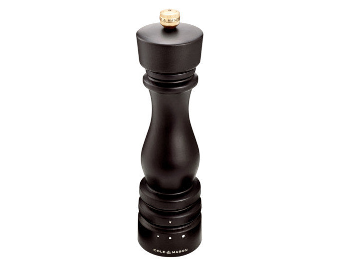 COLE&MASON Salzmühle London Buche dunkel GRD SLT 22x5.8x5.8 cm in Holzoptik, Braun präsentiert im Onlineshop von KAQTU Design AG. Salz & Pfeffer ist von COLE & MASON