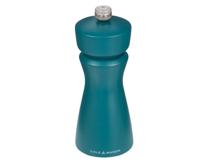 COLE&MASON Pfeffer-/Salzmühle Kenton Sea Salt blau 15 cm in Blau präsentiert im Onlineshop von KAQTU Design AG. Salz & Pfeffer ist von COLE & MASON