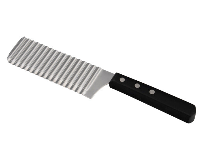 STRONGHOLD Wellen-Dekor Messer Klinge 12.5 cm in präsentiert im Onlineshop von KAQTU Design AG. Küchenmesser ist von STRONGHOLD