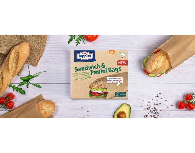 TOPPITS Sandwich & Paninibeutel 20 Stk. in präsentiert im Onlineshop von KAQTU Design AG. Folien + Beutel ist von TOPPITS