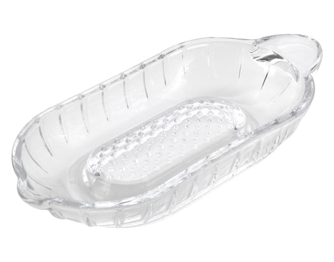 METALTEX Apfelreibe Glas 9.5x3x20.5 cm in präsentiert im Onlineshop von KAQTU Design AG. Küchenhelfer ist von METALTEX