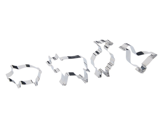 PATISSE Ausstechformen Set Bauernhoftiere 4tlg Edelstahl in präsentiert im Onlineshop von KAQTU Design AG. Ausstecher ist von PATISSE