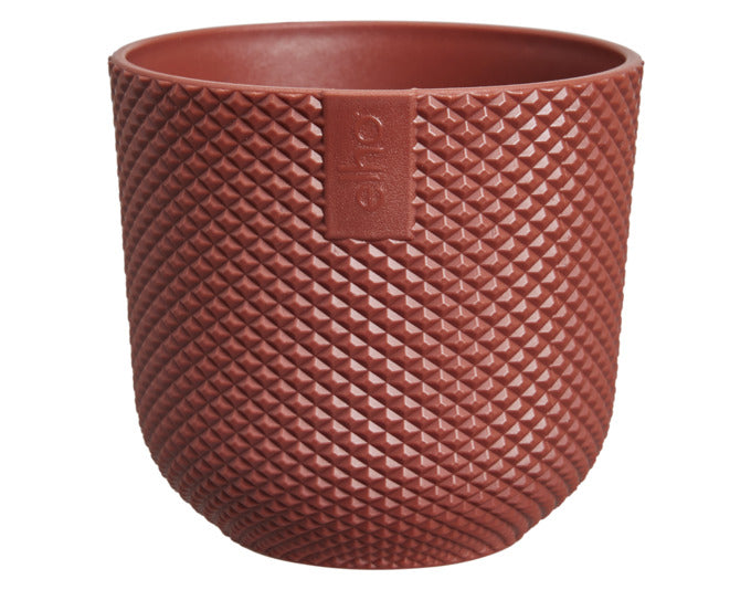 ELHO Pflanzengefäss Jazz mini ø 11 cm toskanisches rot in präsentiert im Onlineshop von KAQTU Design AG. Blumentopf ist von ELHO
