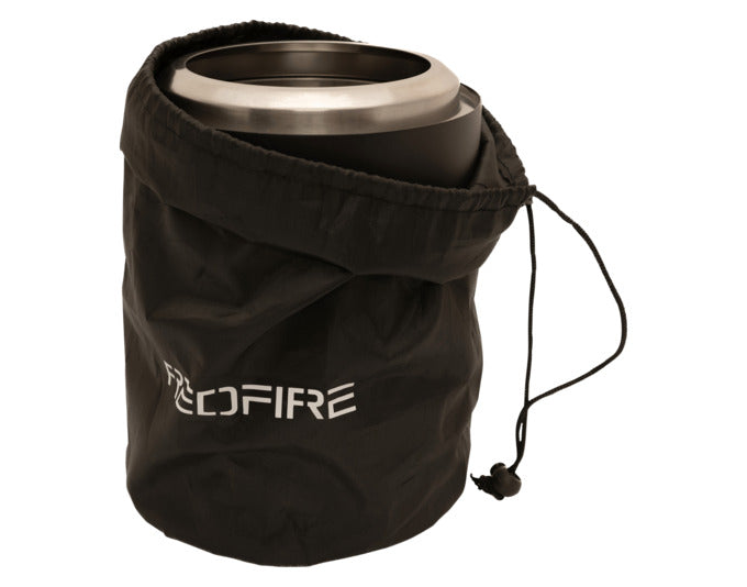 Schwarze REDFIRE Tischfeuerstelle Volcano Medium, stilvolles Design für gemütliche Abende im Freien, ideal für Terrassen und Gärten.