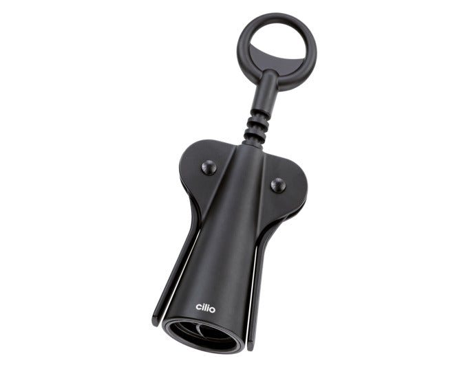 CILIO Flügelkorkenzieher Riserva schwarz 7x5x19 cm in präsentiert im Onlineshop von KAQTU Design AG. Weinzubehör ist von CILIO