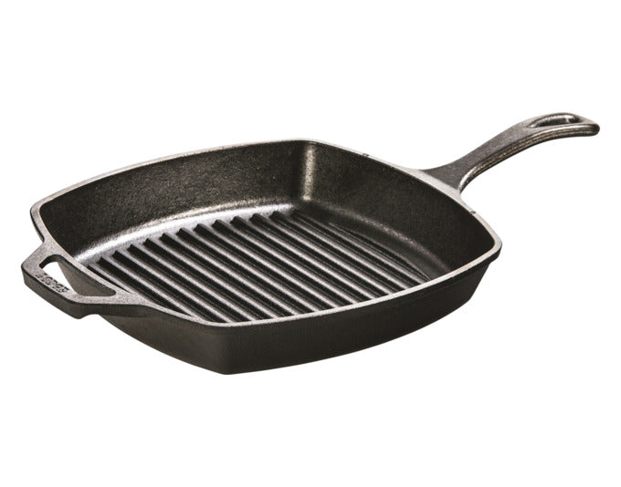 LODGE Grillpfanne eckig Gusseisen 26.6 cm in präsentiert im Onlineshop von KAQTU Design AG. Grillzubehör ist von LODGE