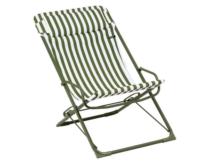 LAFUMA Sessel Transaswing Rayure moss in Grün präsentiert im Onlineshop von KAQTU Design AG. Liegestuhl ist von LAFUMA