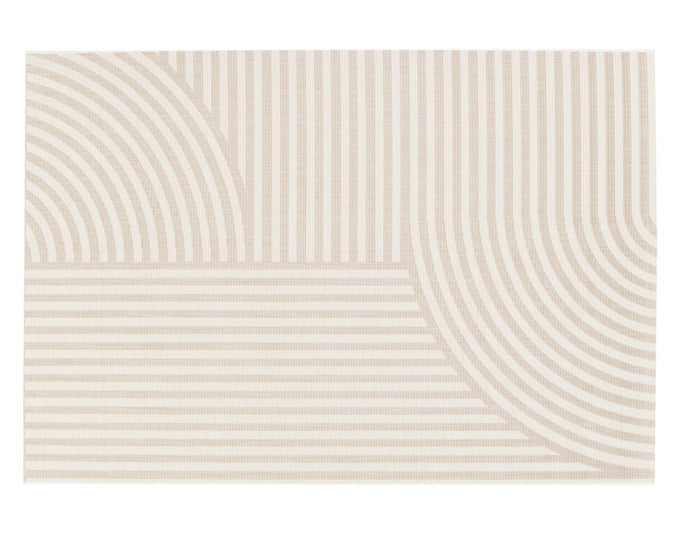 LAFUMA Aussenteppich Arche PET recycled beige 160x230 cm in Beige, Braun präsentiert im Onlineshop von KAQTU Design AG. Outdoor Teppich ist von LAFUMA