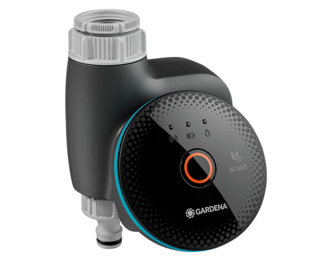 GARDENA Smart Sensor Control Set für präzise Bewässerung, ideal für Gartenliebhaber, sorgt für optimale Pflanzenpflege.